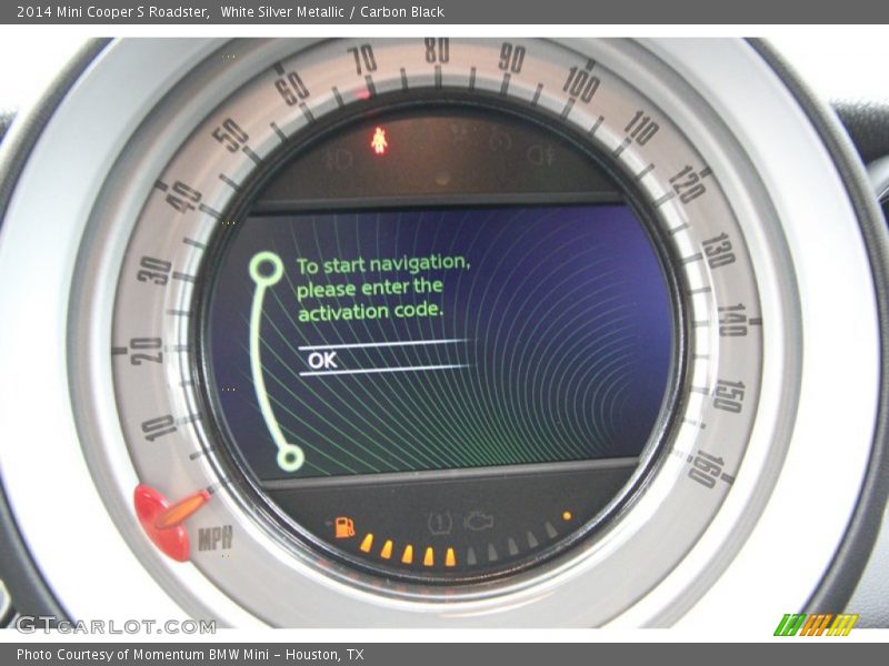 White Silver Metallic / Carbon Black 2014 Mini Cooper S Roadster