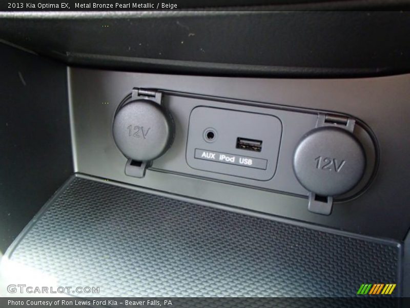 Metal Bronze Pearl Metallic / Beige 2013 Kia Optima EX