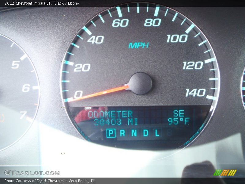 Black / Ebony 2012 Chevrolet Impala LT