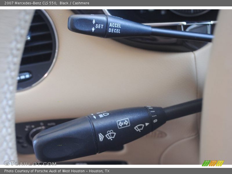Black / Cashmere 2007 Mercedes-Benz CLS 550
