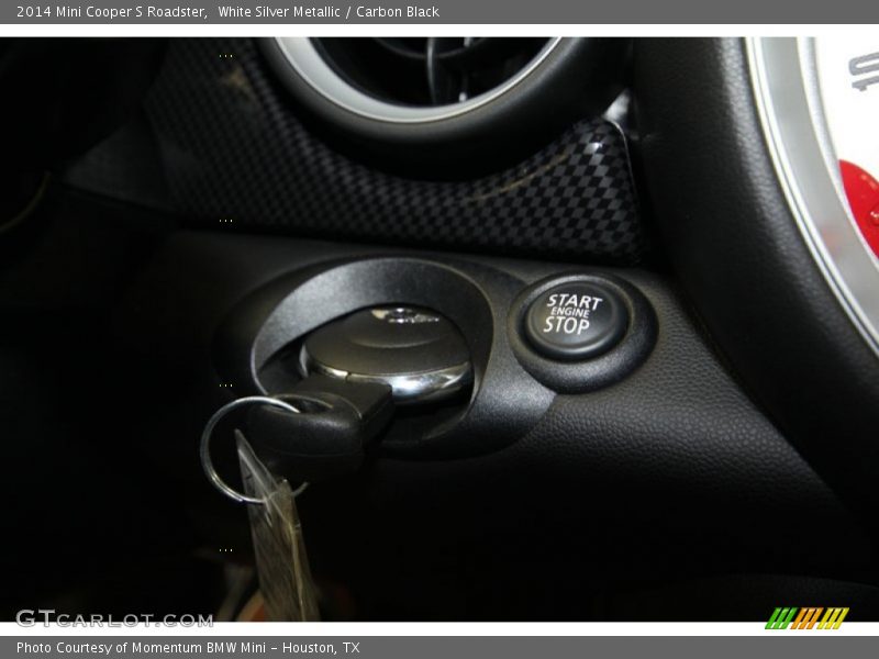 White Silver Metallic / Carbon Black 2014 Mini Cooper S Roadster