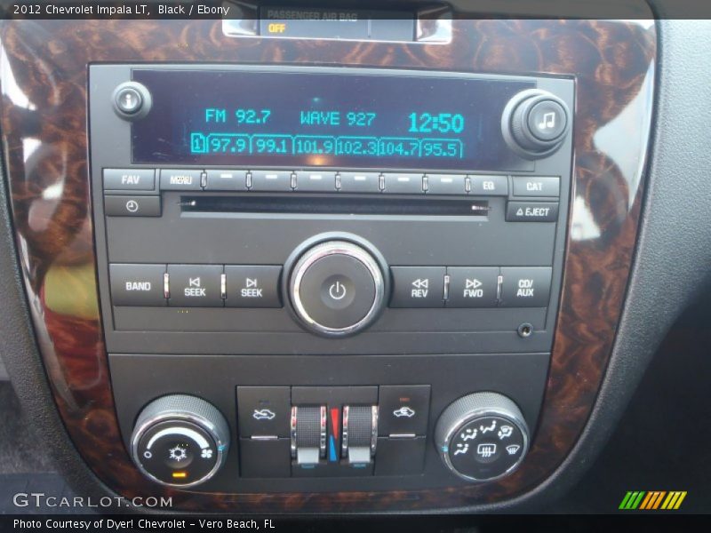 Black / Ebony 2012 Chevrolet Impala LT