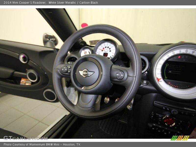 White Silver Metallic / Carbon Black 2014 Mini Cooper S Roadster