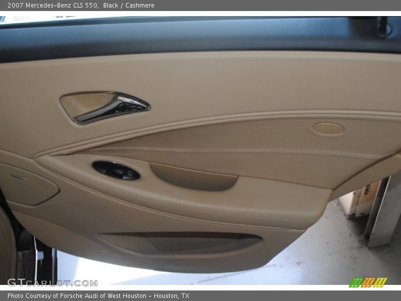 Black / Cashmere 2007 Mercedes-Benz CLS 550