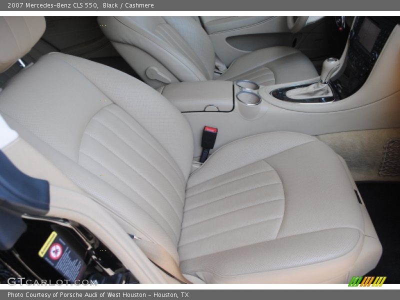 Black / Cashmere 2007 Mercedes-Benz CLS 550