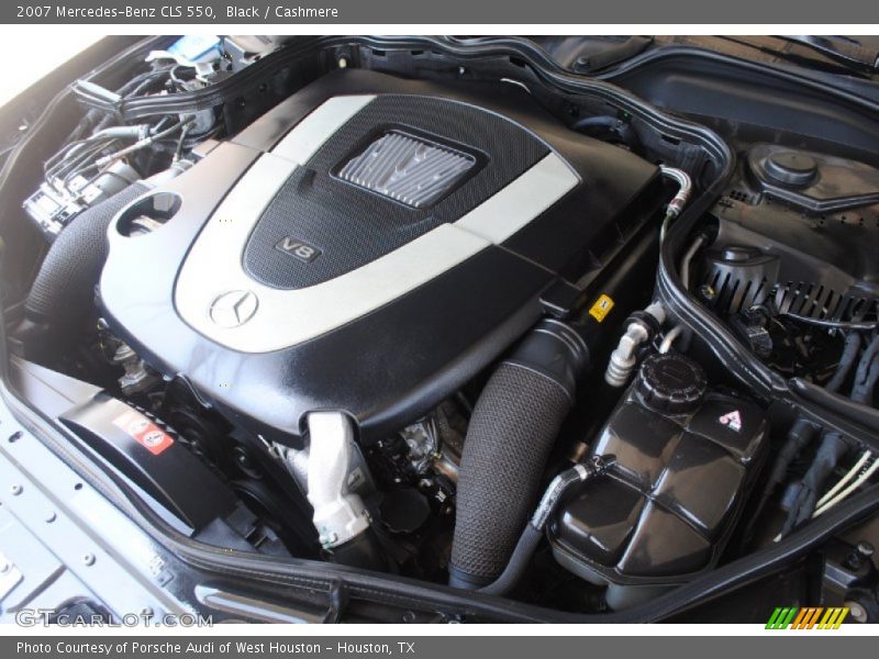 Black / Cashmere 2007 Mercedes-Benz CLS 550