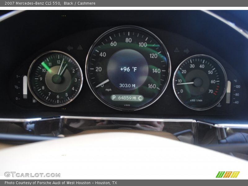 Black / Cashmere 2007 Mercedes-Benz CLS 550