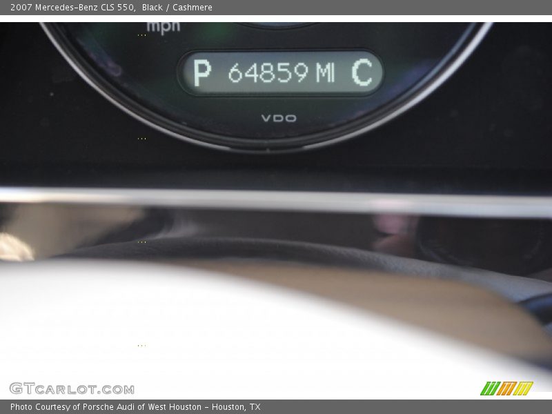 Black / Cashmere 2007 Mercedes-Benz CLS 550