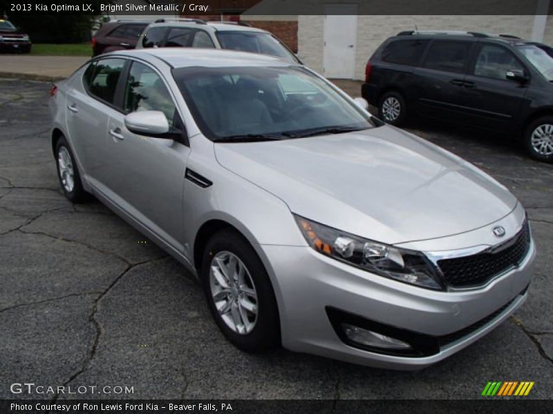 Bright Silver Metallic / Gray 2013 Kia Optima LX