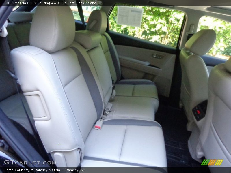 Brilliant Black / Sand 2012 Mazda CX-9 Touring AWD