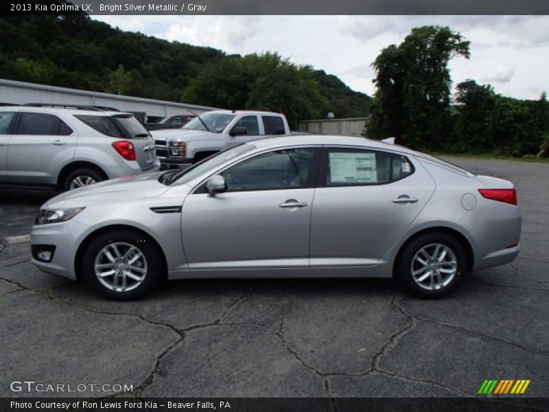 Bright Silver Metallic / Gray 2013 Kia Optima LX