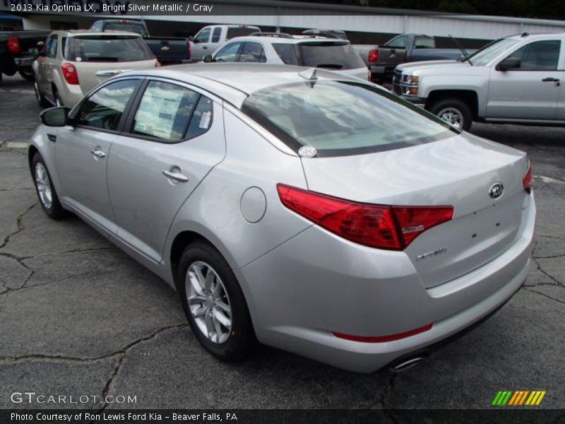 Bright Silver Metallic / Gray 2013 Kia Optima LX
