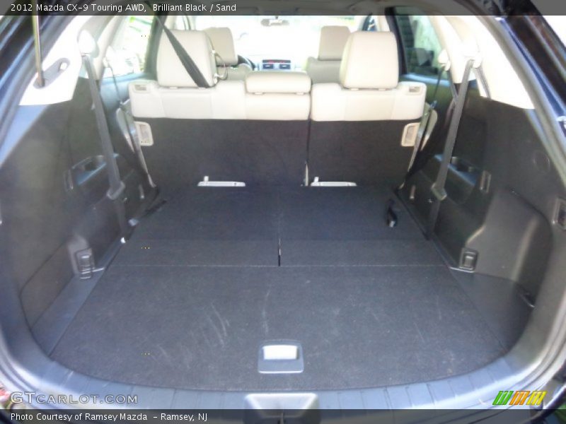 Brilliant Black / Sand 2012 Mazda CX-9 Touring AWD