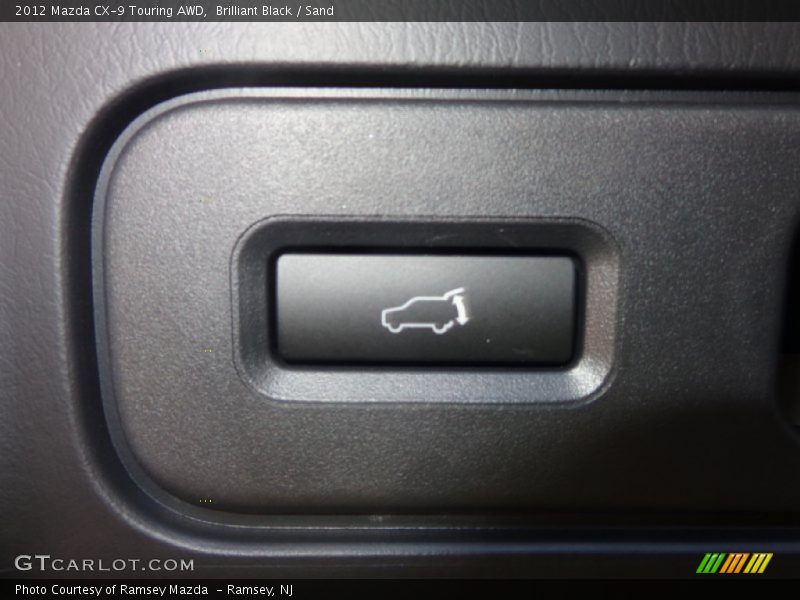 Brilliant Black / Sand 2012 Mazda CX-9 Touring AWD