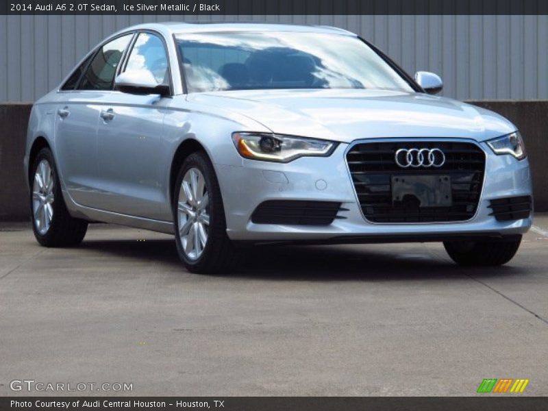Ice Silver Metallic / Black 2014 Audi A6 2.0T Sedan