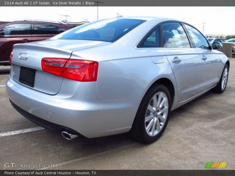 Ice Silver Metallic / Black 2014 Audi A6 2.0T Sedan