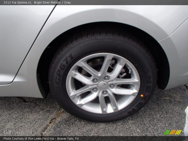 Bright Silver Metallic / Gray 2013 Kia Optima LX