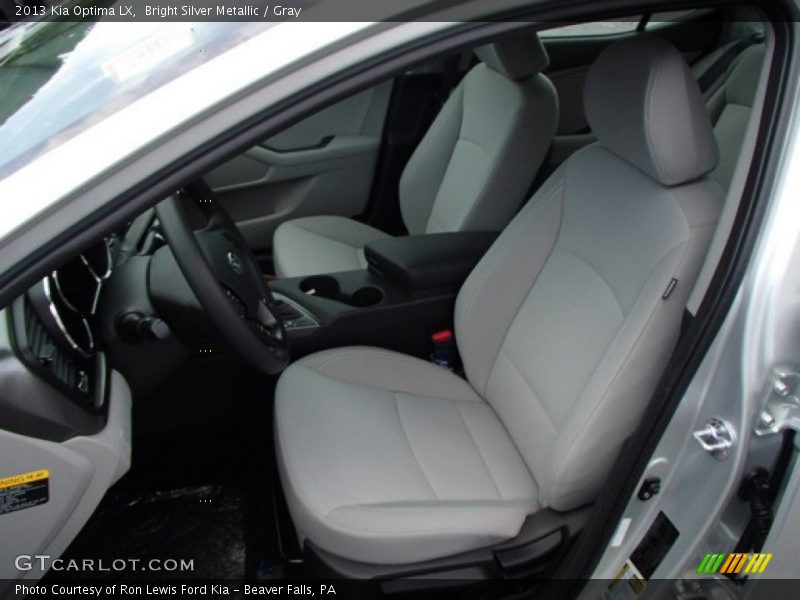 Bright Silver Metallic / Gray 2013 Kia Optima LX