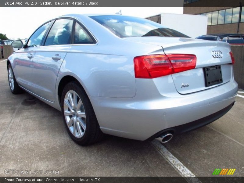 Ice Silver Metallic / Black 2014 Audi A6 2.0T Sedan