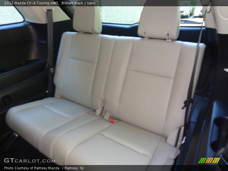 Brilliant Black / Sand 2012 Mazda CX-9 Touring AWD