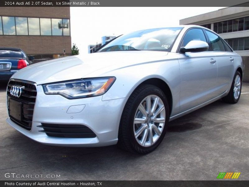 Ice Silver Metallic / Black 2014 Audi A6 2.0T Sedan