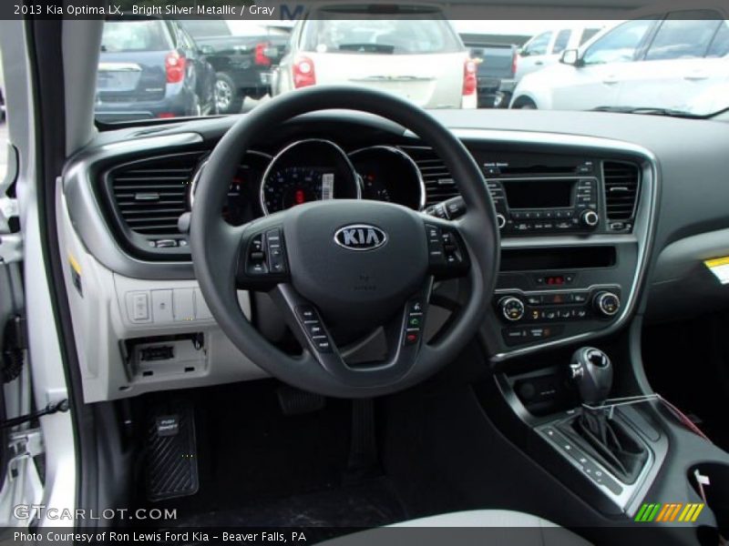 Bright Silver Metallic / Gray 2013 Kia Optima LX