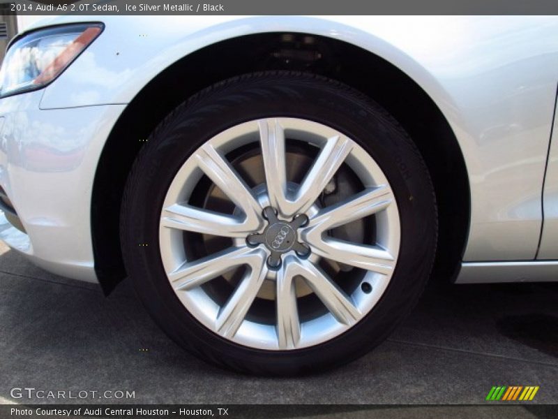Ice Silver Metallic / Black 2014 Audi A6 2.0T Sedan