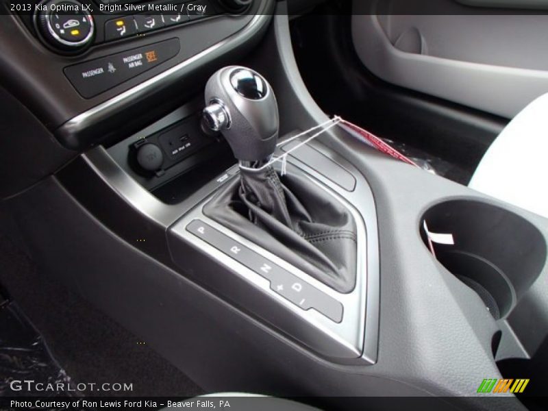 Bright Silver Metallic / Gray 2013 Kia Optima LX