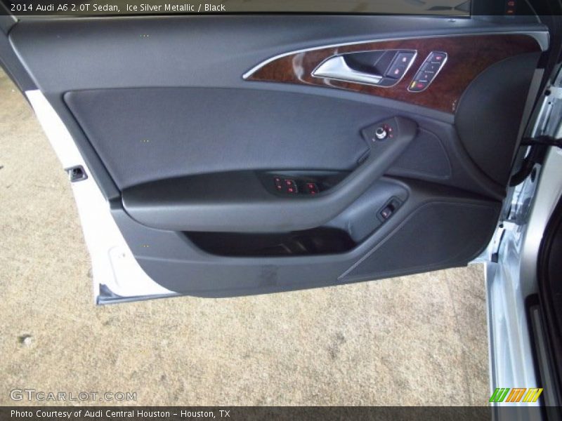 Ice Silver Metallic / Black 2014 Audi A6 2.0T Sedan