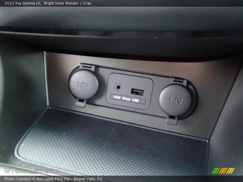 Bright Silver Metallic / Gray 2013 Kia Optima LX