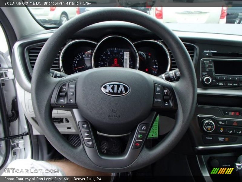 Bright Silver Metallic / Gray 2013 Kia Optima LX