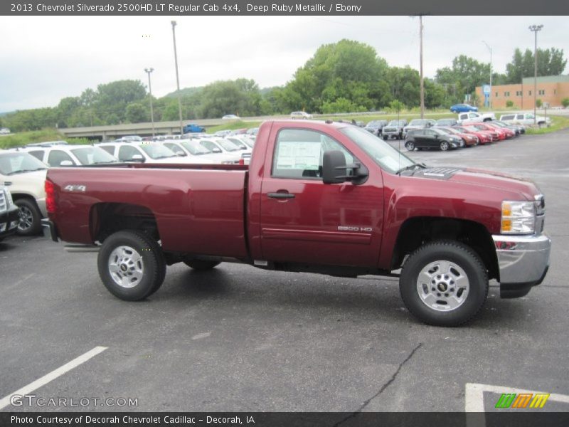 Deep Ruby Metallic / Ebony 2013 Chevrolet Silverado 2500HD LT Regular Cab 4x4