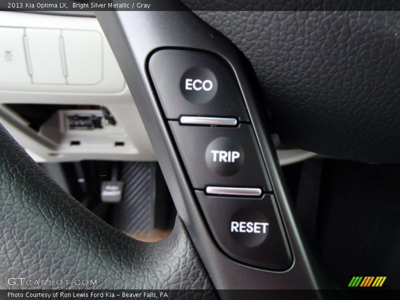 Bright Silver Metallic / Gray 2013 Kia Optima LX