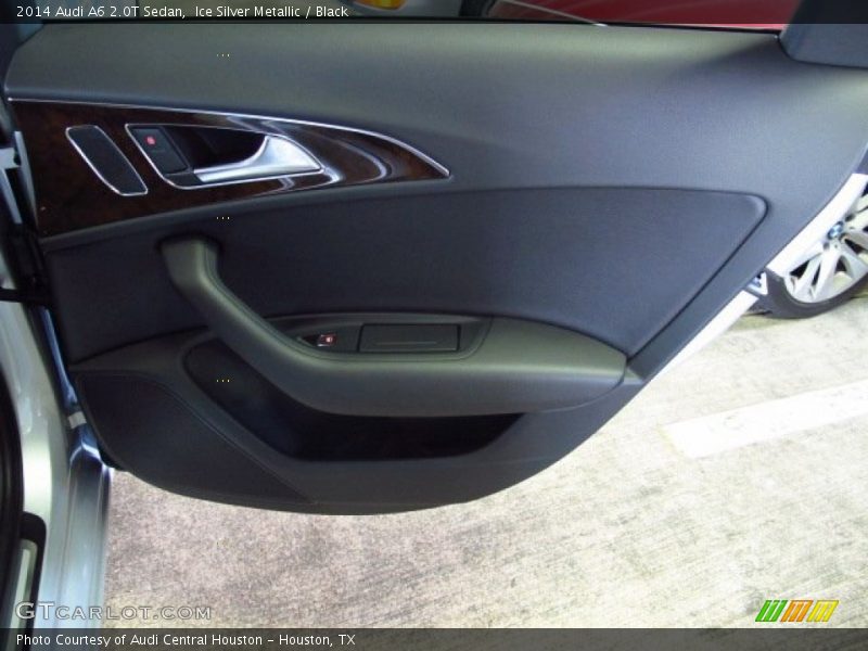 Ice Silver Metallic / Black 2014 Audi A6 2.0T Sedan