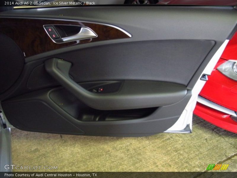 Ice Silver Metallic / Black 2014 Audi A6 2.0T Sedan