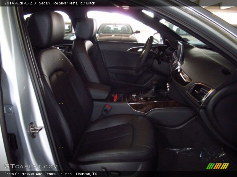 Ice Silver Metallic / Black 2014 Audi A6 2.0T Sedan