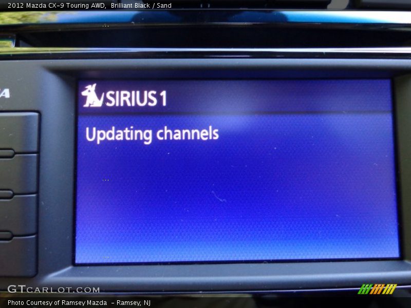 Brilliant Black / Sand 2012 Mazda CX-9 Touring AWD