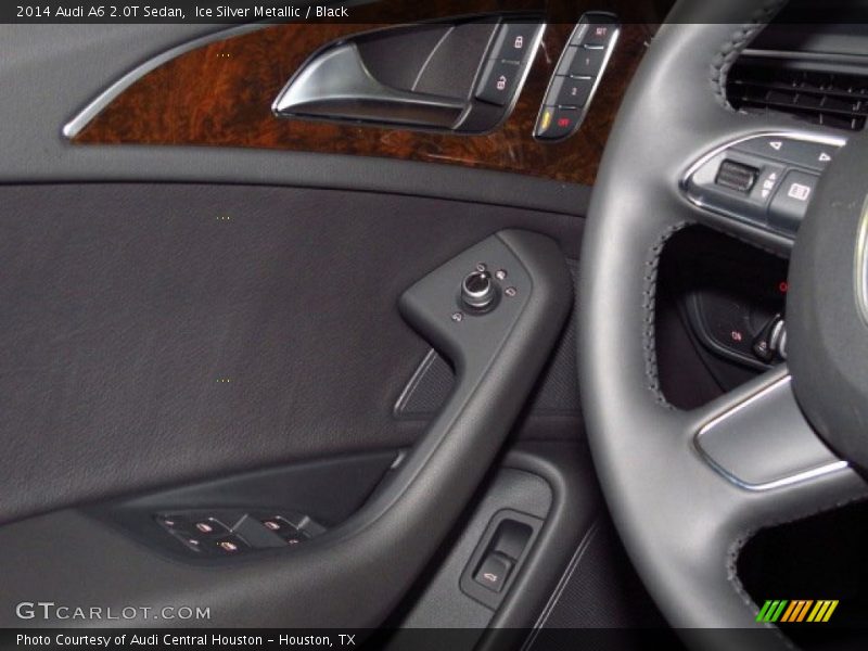 Ice Silver Metallic / Black 2014 Audi A6 2.0T Sedan