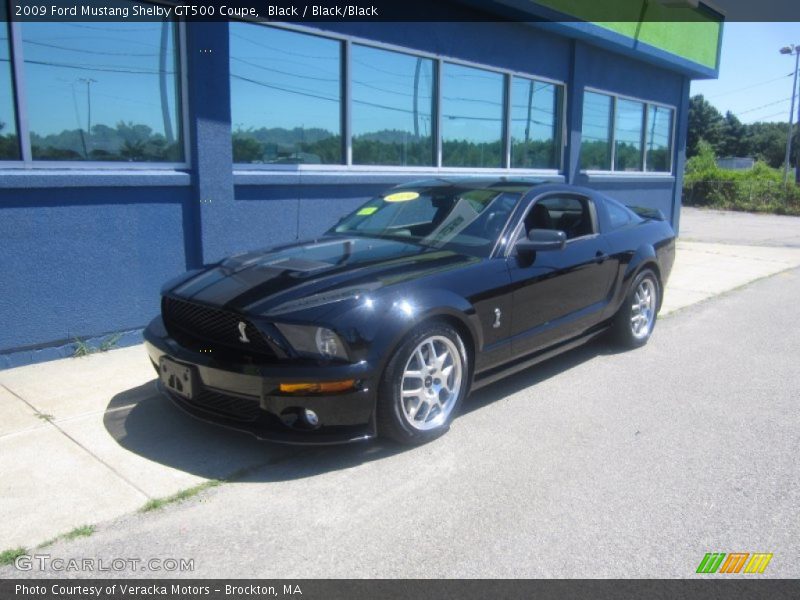 Black / Black/Black 2009 Ford Mustang Shelby GT500 Coupe