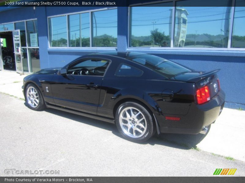 Black / Black/Black 2009 Ford Mustang Shelby GT500 Coupe