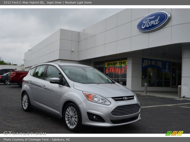 Ingot Silver / Medium Light Stone 2013 Ford C-Max Hybrid SEL