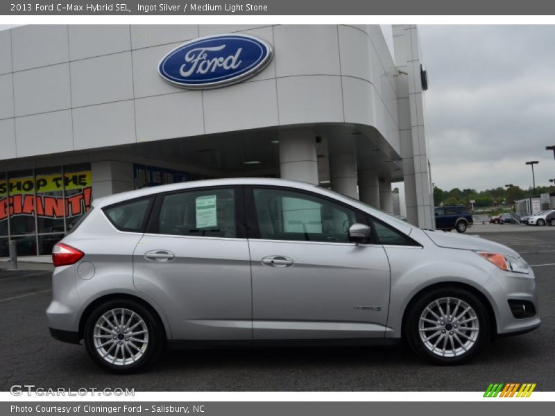 Ingot Silver / Medium Light Stone 2013 Ford C-Max Hybrid SEL
