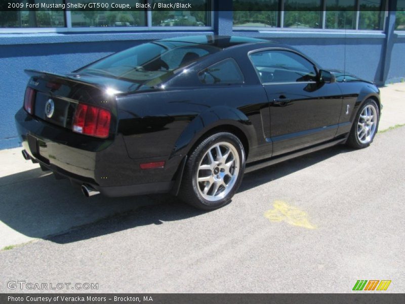 Black / Black/Black 2009 Ford Mustang Shelby GT500 Coupe
