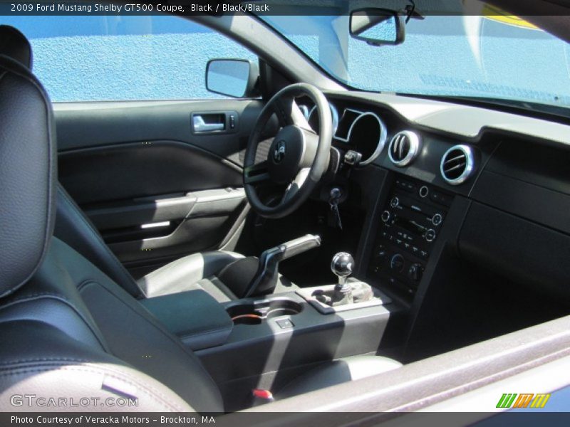 Black / Black/Black 2009 Ford Mustang Shelby GT500 Coupe