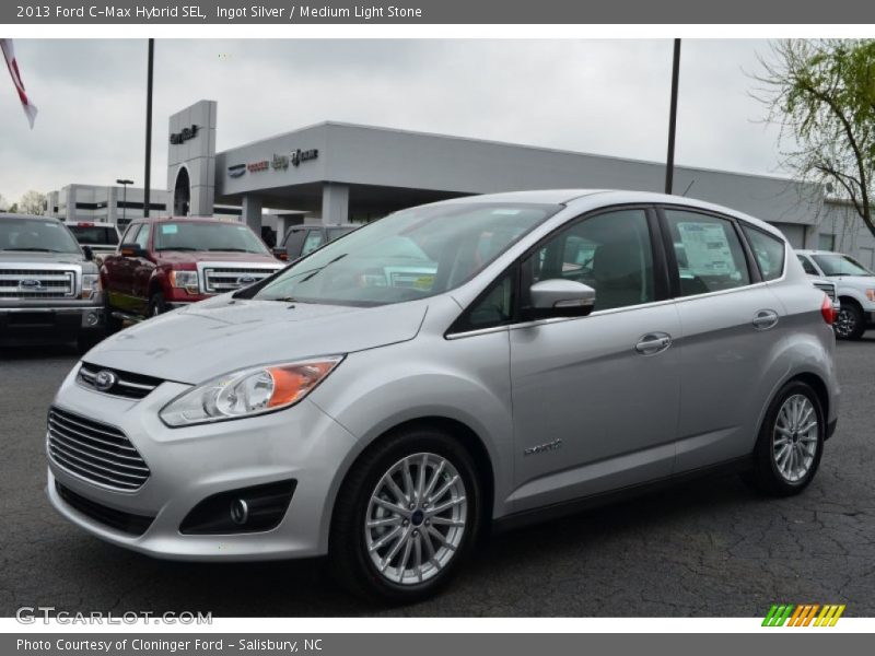 Ingot Silver / Medium Light Stone 2013 Ford C-Max Hybrid SEL