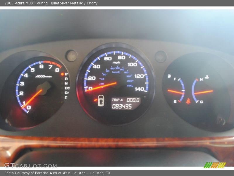 Billet Silver Metallic / Ebony 2005 Acura MDX Touring