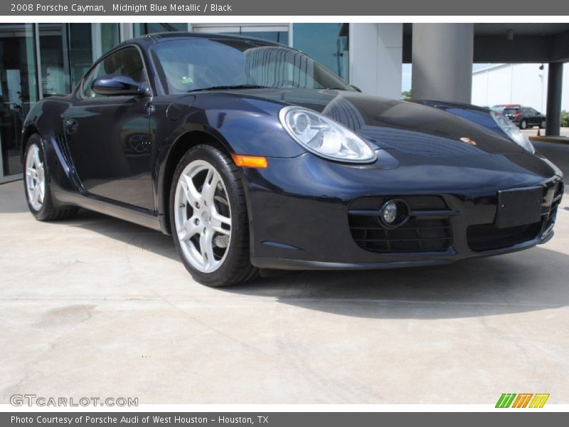 Midnight Blue Metallic / Black 2008 Porsche Cayman