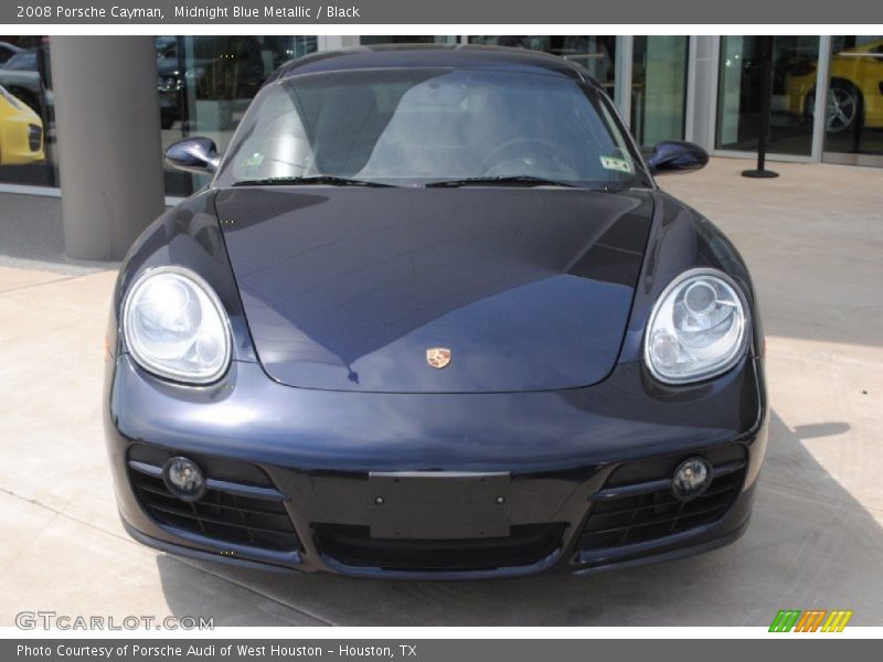 Midnight Blue Metallic / Black 2008 Porsche Cayman