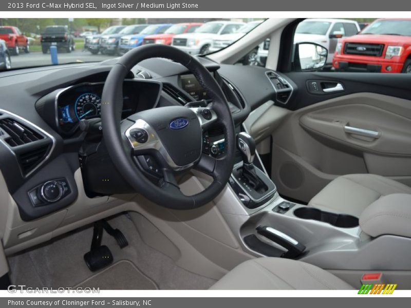 Ingot Silver / Medium Light Stone 2013 Ford C-Max Hybrid SEL