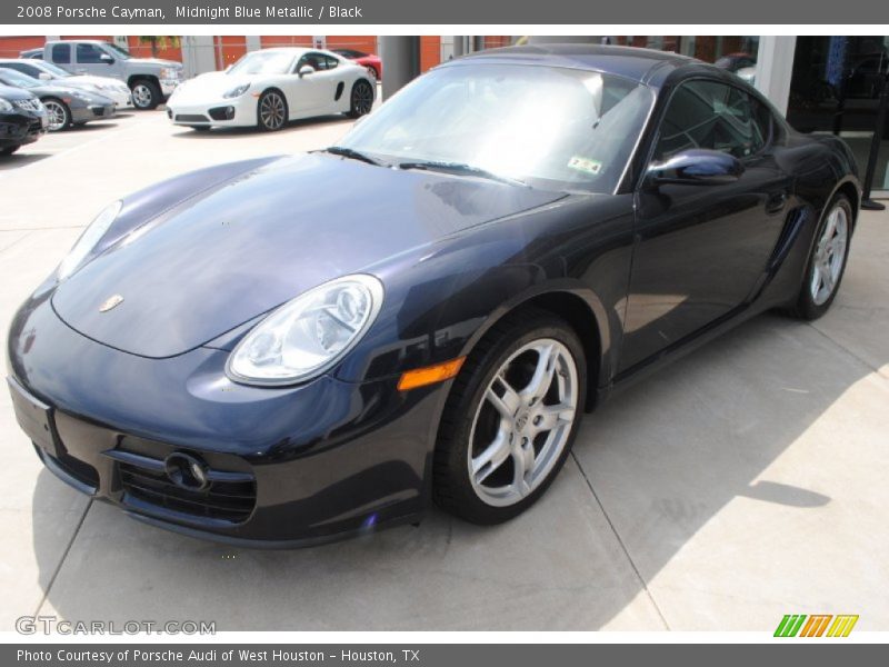 Midnight Blue Metallic / Black 2008 Porsche Cayman